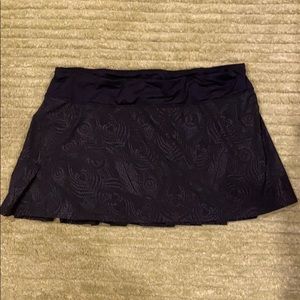 Lululemon Black Ruffle Athletic Skirt - Size 10